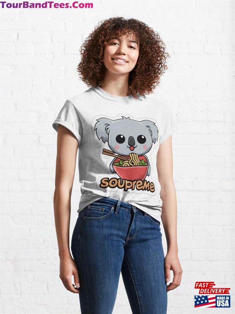 Soupreme Cute Koala Eating Noodle Soup Classic T-Shirt Hoodie Unisex 29Uf192270 – Utopia Fashion