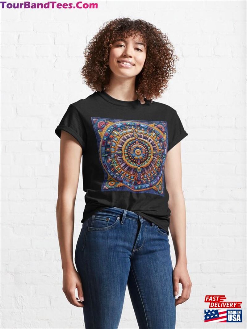 South American Mandala Classic T-Shirt Sweatshirt 29Uf193205 – Utopia Fashion