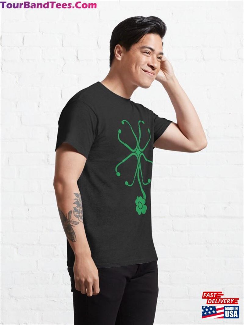 Stethoscope Clover St Patricks Day Classic T-Shirt Unisex 29Uf192168 – Utopia Fashion