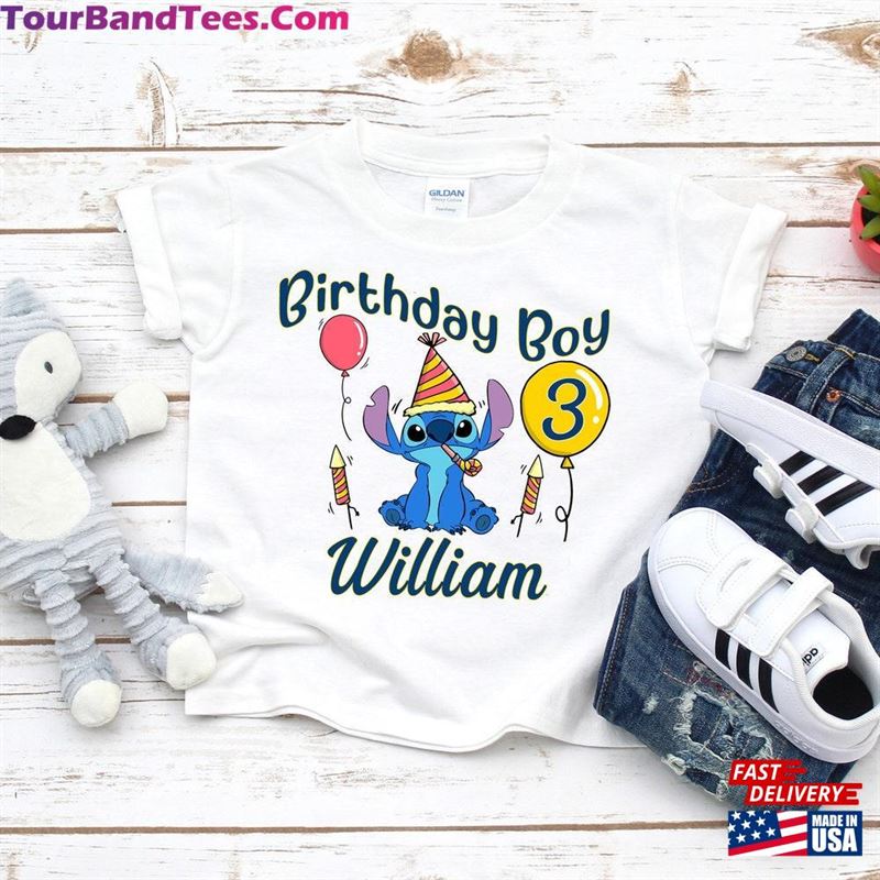 Stitch Birthday Family Shirts Boy Girl T-Shirt Classic 29Uf193897 – Utopia Fashion