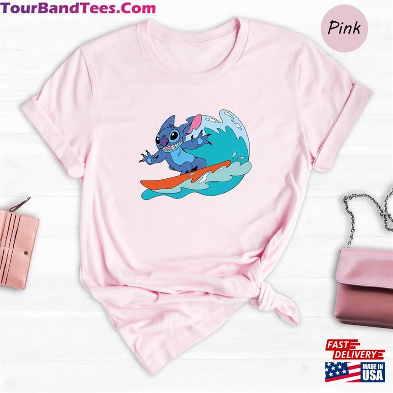 Stitch Snack Surfing Disneyland Shirt Disney Vacation Trip T-Shirt Cute Classic Unisex 29Uf206464 – Utopia Fashion