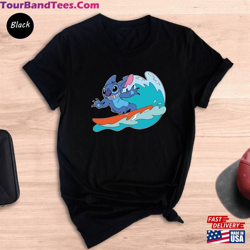 Stitch Snack Surfing Disneyland Shirt Disney Vacation Trip T-Shirt Cute Classic Unisex 29Uf206464 – Utopia Fashion