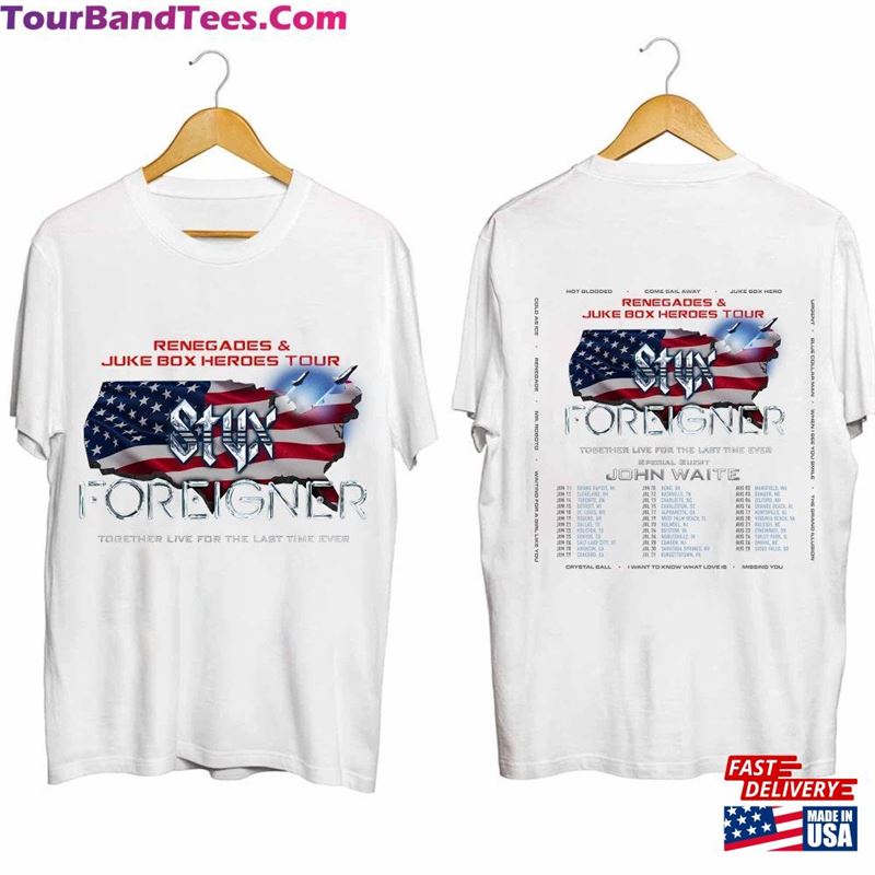 Styx And Foreigner Summer Tour Shirt Band Fan Sweatshirt Classic 29Uf193763 – Utopia Fashion