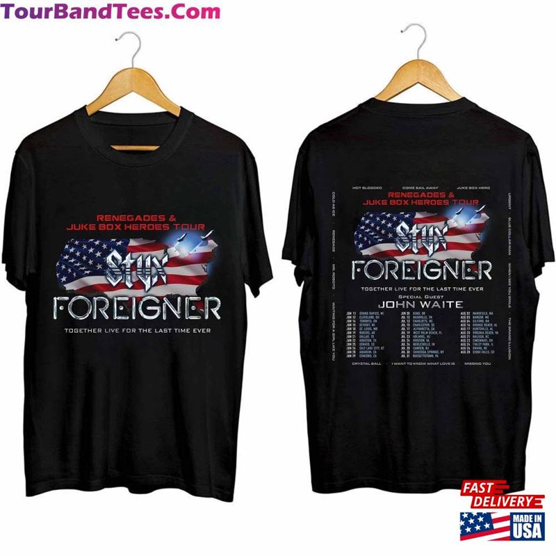 Styx And Foreigner Summer Tour Shirt Band Fan Sweatshirt Classic 29Uf193763 – Utopia Fashion