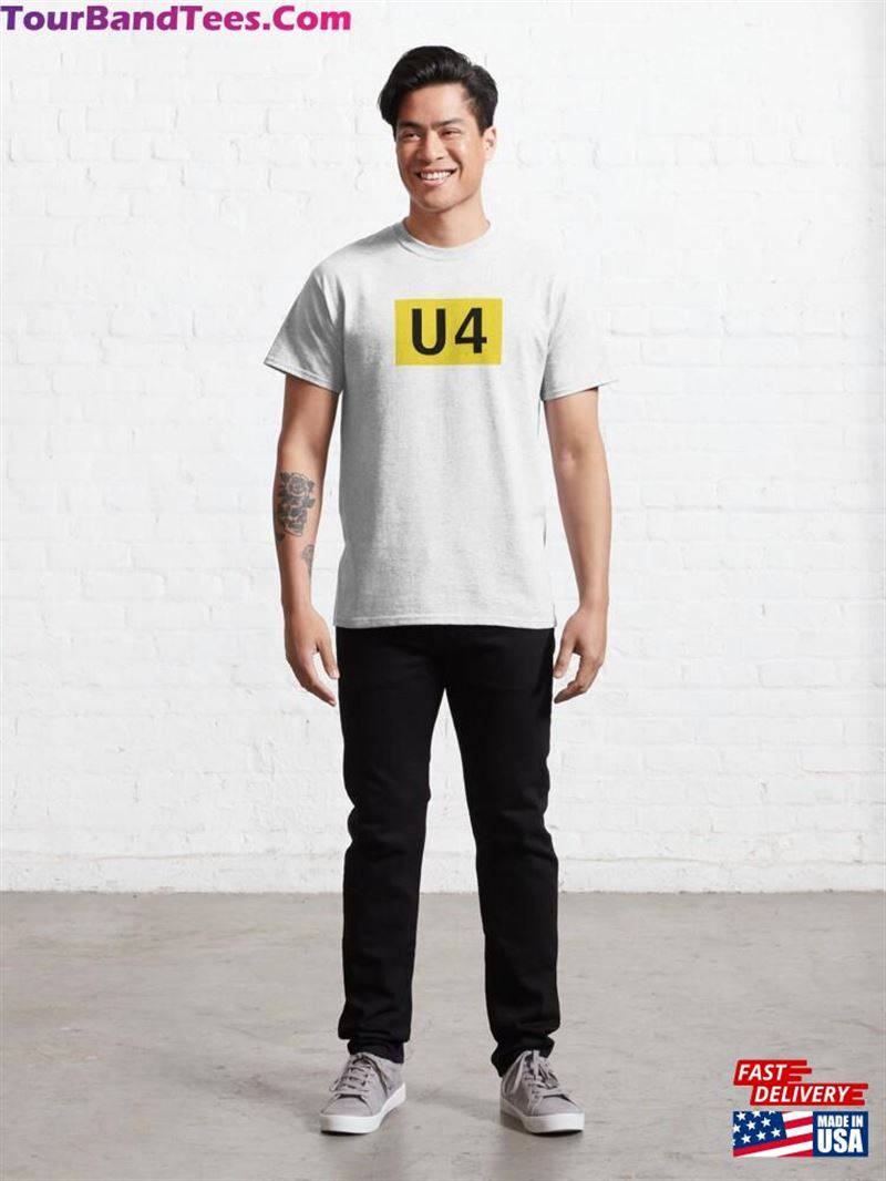 Subway Line U4 (Berlin) Classic T-Shirt Hoodie 29Uf206515 – Utopia Fashion