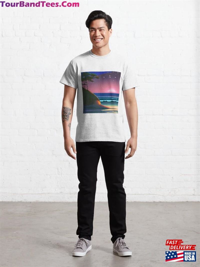 Sunset Over The Ocean With Watching Tree Classic T-Shirt Sweatshirt Hoodie 29Uf201495 – Utopia Fashion