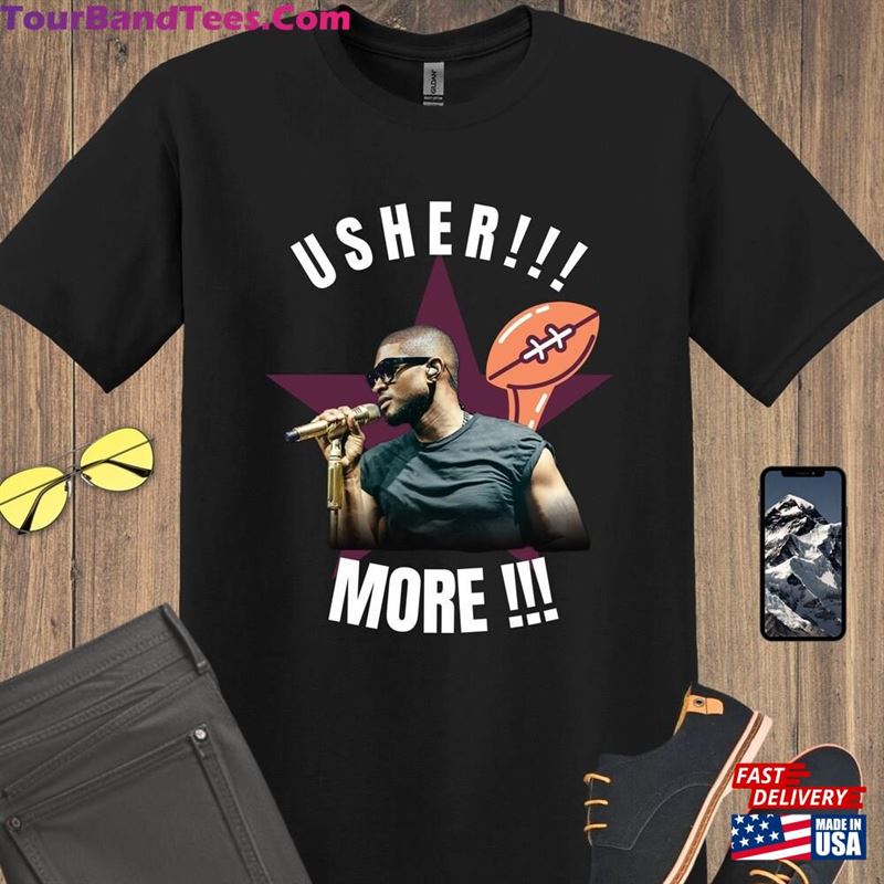 Super Bowl Usher T-Shirt More Halftime Shirt Classic 29Uf201920 – Utopia Fashion