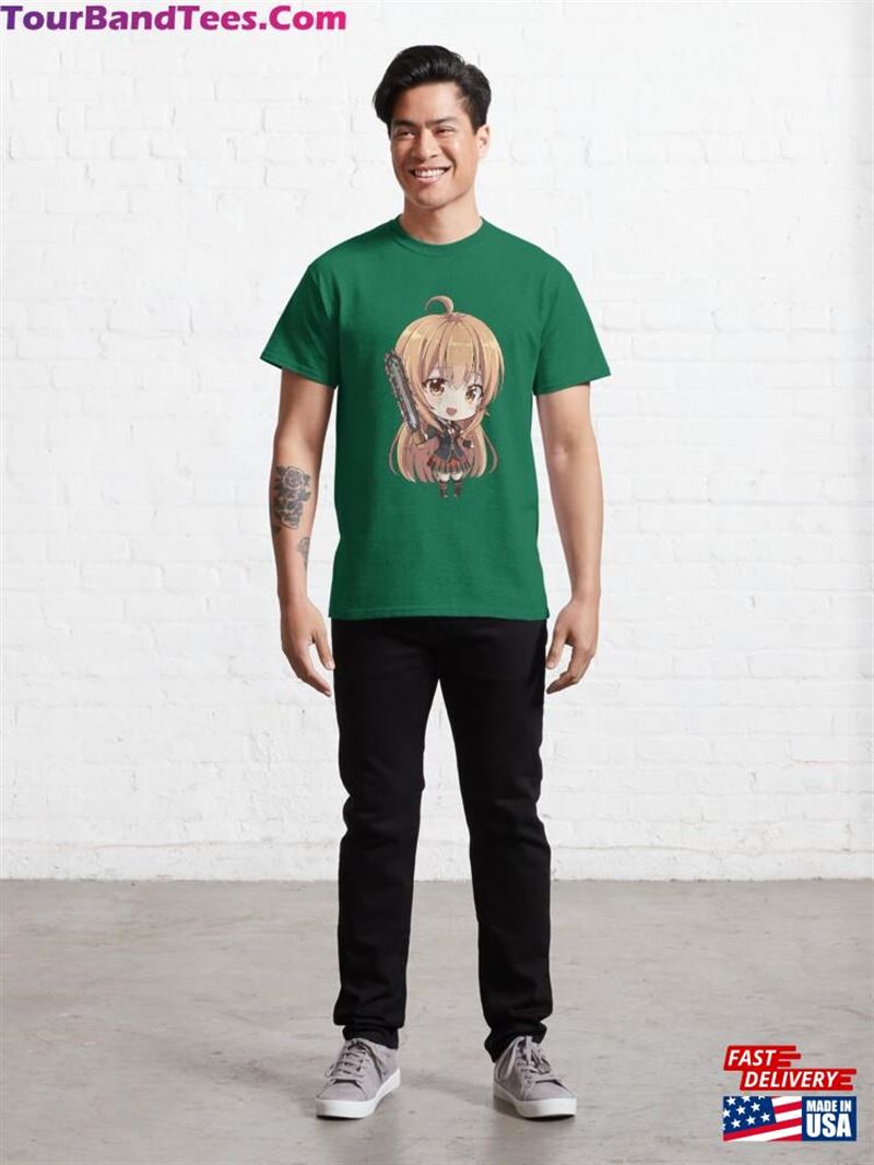 Sweet Chibi Makima Anime Chainsaw Man Classic T-Shirt Unisex 29Uf206403 – Utopia Fashion