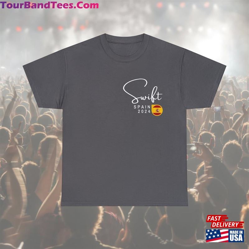 Swift Tour Tee Spain Eras In Spain! Concert T-Shirt Swiftie Fans Mom Dad Unisex Hoodie Sweatshirt 29Uf193600 – Utopia Fashion