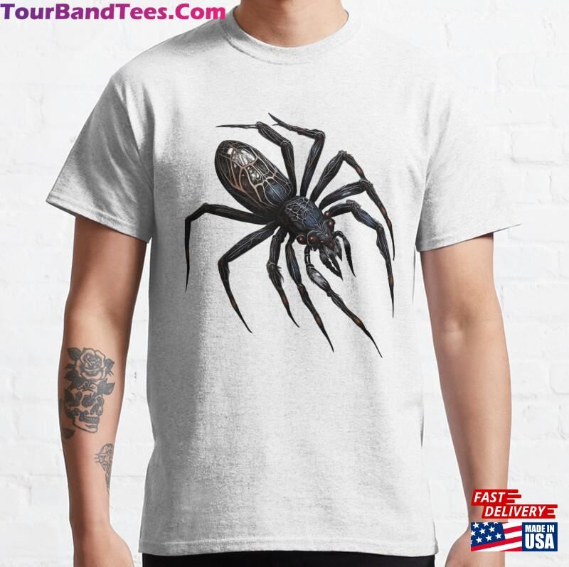 T-Shirt With Spider Tattoo Design Tee The Beautiful Of Nature Pullover Sweatshirt Classic Unisex 29Uf206622 – Utopia Fashion