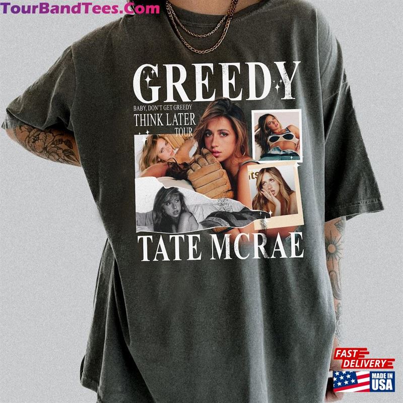 Tate Mcrae Shirt Greedy T-Shirt Sweatshirt 29Uf192942 – Utopia Fashion