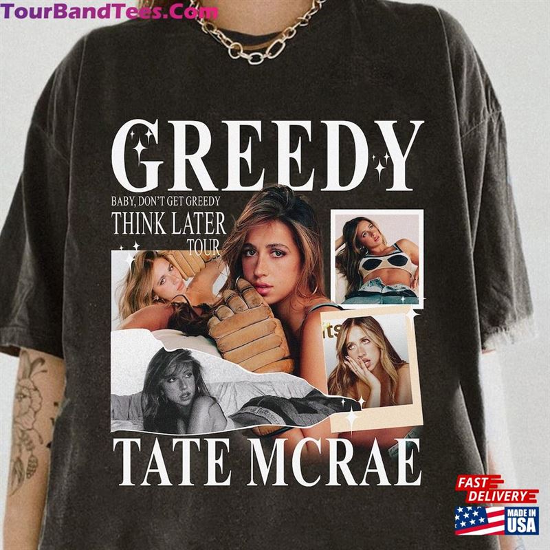 Tate Mcrae Shirt Greedy T-Shirt Sweatshirt 29Uf192942 – Utopia Fashion