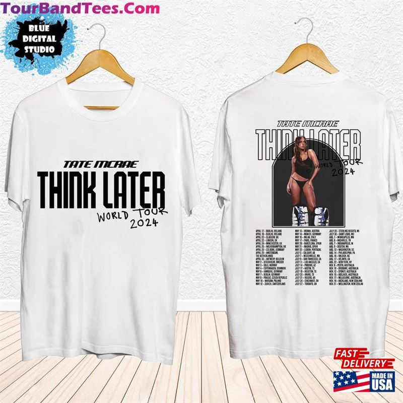 Tate Mcrae The Think Later World Tour Shirt Fan Concert Classic Hoodie 29Uf191889 – Utopia Fashion