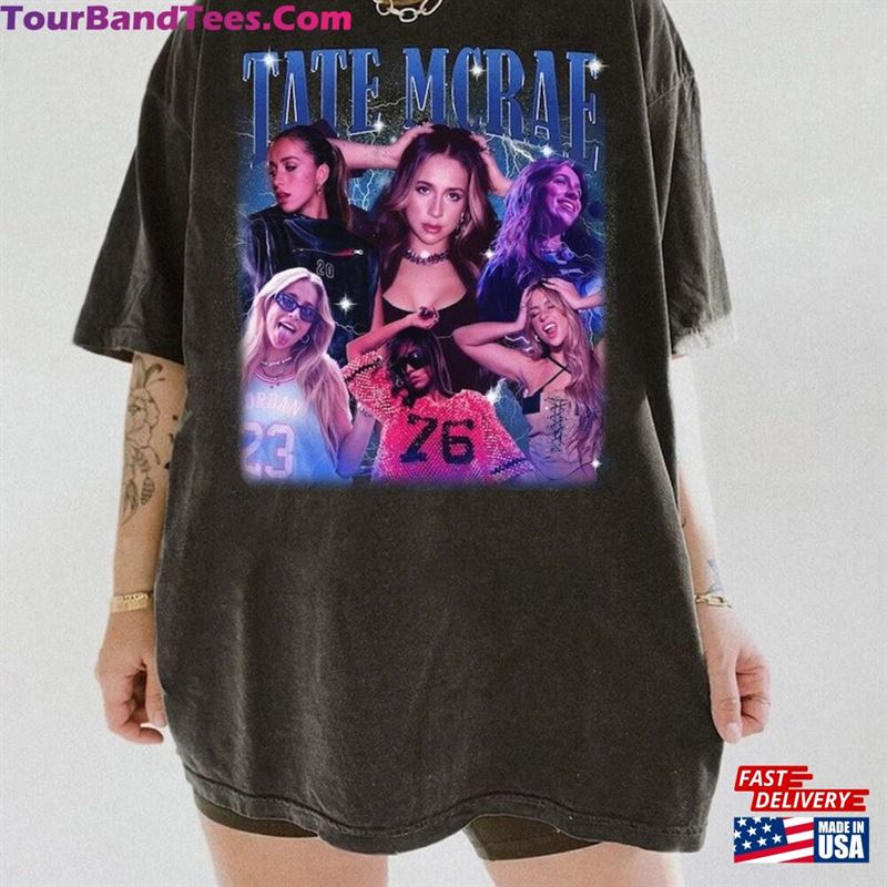 Tate Mcrae Think Later Tour Shirt Concert Sweatshirt Canadian Pop Singer Merch T-Shirt Unisex 29Uf193506 – Utopia Fashion