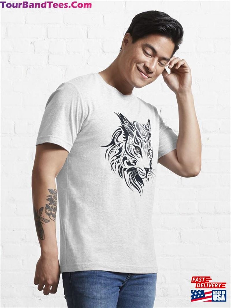 Tattoo Tiger Tribal Essential T-Shirt Classic 29Uf192228 – Utopia Fashion