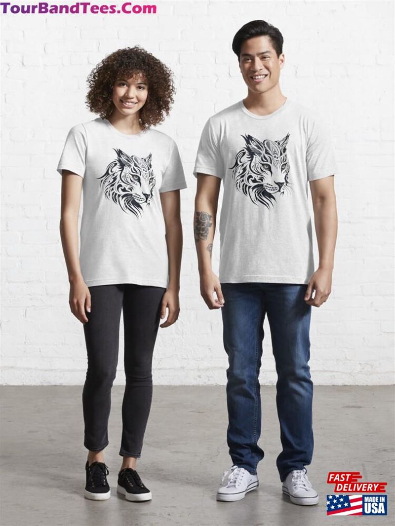 Tattoo Tiger Tribal Essential T-Shirt Classic 29Uf192228 – Utopia Fashion