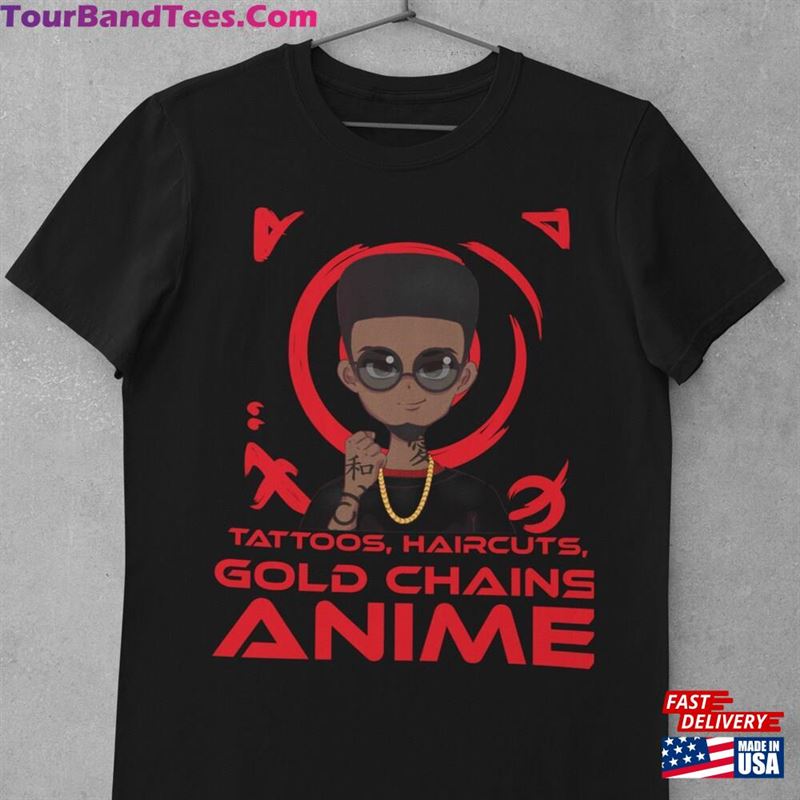 Tattoos Haircuts Gold Chains Anime T-Shirt Or Hoodie Boy Sweatshirt Gift For Lover 29Uf206567 – Utopia Fashion