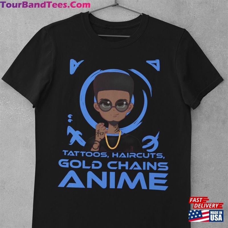 Tattoos Haircuts Gold Chains Anime T-Shirt Or Hoodie Boy Sweatshirt Gift For Lover 29Uf206567 – Utopia Fashion