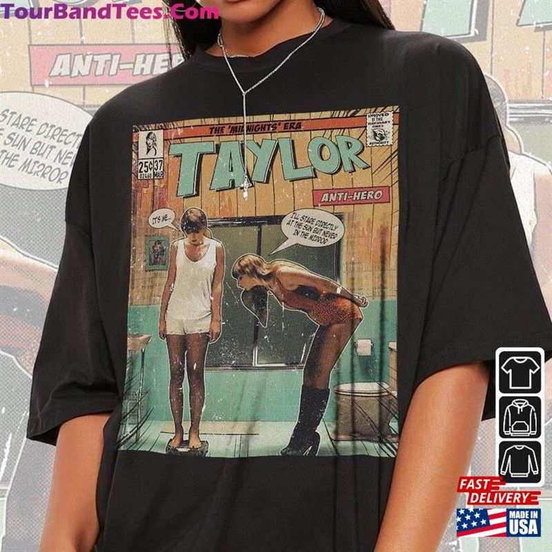 Taylor Comic Shirt Art Taylors Music Sweatshirt Retro Vintage Anti T-Shirt 29Uf201460 – Utopia Fashion