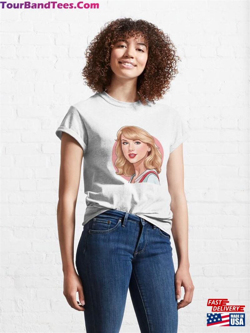 Taylor Swift Round Background Classic T-Shirt Hoodie 29Uf192612 – Utopia Fashion