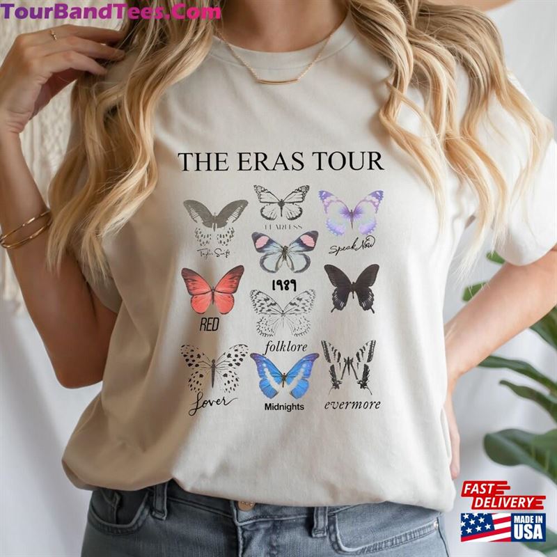 The Eras Tour Butterfly Vintage Shirt Taylors Version T-Shirt Sweatshirt 29Uf206942 – Utopia Fashion