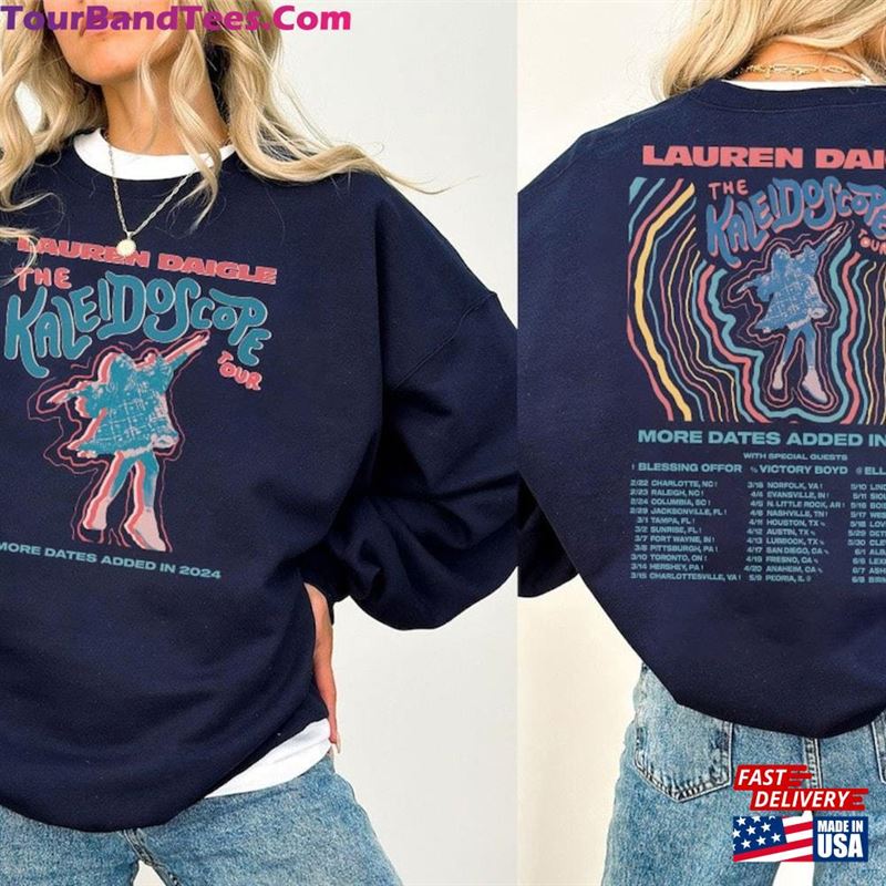 The Kaleidoscope Tour Shirt Lauren Graphic Daigle Sweatshirt T-Shirt Unisex 29Uf194161 – Utopia Fashion