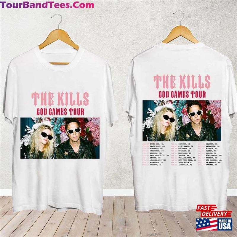 The Kills God Games Tour Shirt Band Fan Concert T-Shirt Unisex 29Uf192187 – Utopia Fashion