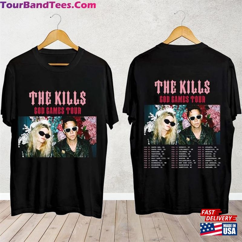 The Kills God Games Tour Shirt Band Fan Concert T-Shirt Unisex 29Uf192187 – Utopia Fashion