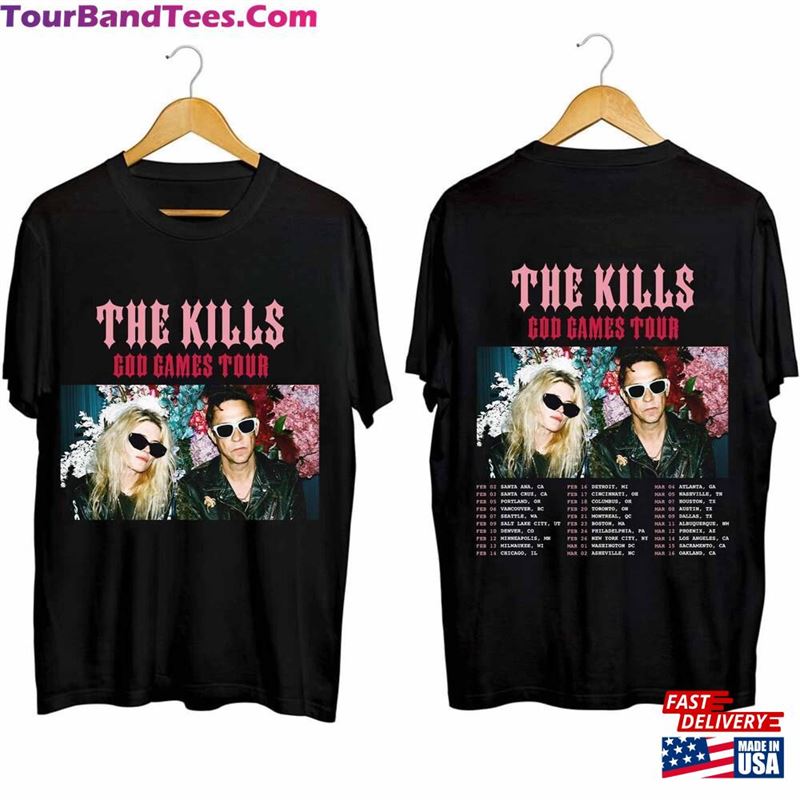 The Kills God Games Tour Shirt Concert Hoodie Unisex 29Uf193408 – Utopia Fashion