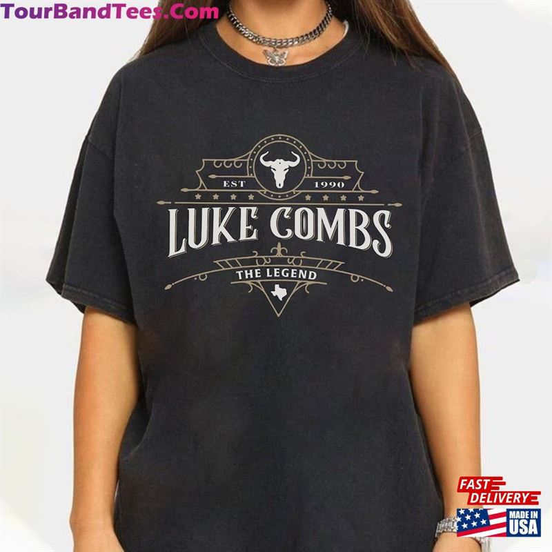 The Legend Luke Combs T-Shirt Bullhead Tour Merch Country Music Shirt Hoodie 29Uf193391 – Utopia Fashion