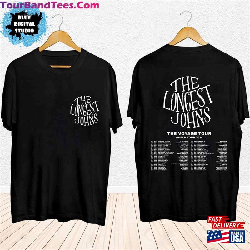 The Longest Johns World Tour Shirt Band Fan Concert T-Shirt Classic 29Uf193227 – Utopia Fashion