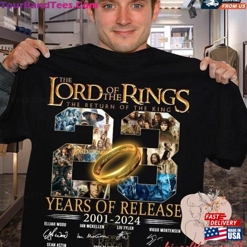 The Lord Of Rings Anniversary Thank You For Memories T-Shirt Unisex Classic 29Uf206767 – Utopia Fashion