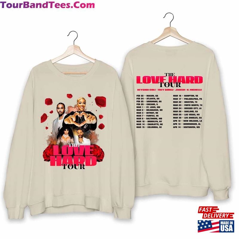 The Love Hard Tour Shirt Concert T-Shirt Classic 29Uf193561 – Utopia Fashion