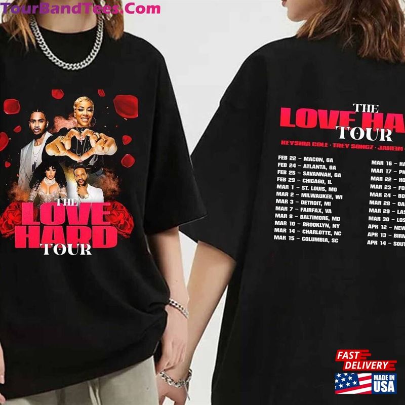 The Love Hard Tour Shirt Concert T-Shirt Classic 29Uf193561 – Utopia Fashion