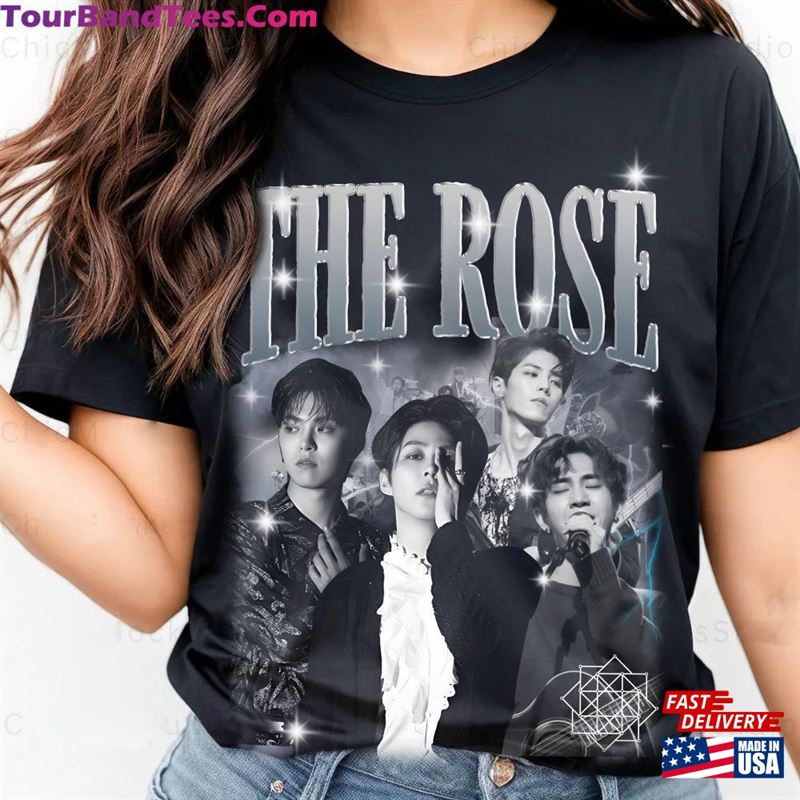 The Rose Kpop Bootleg T-Shirt Dawn To Dusk Us And Canada Tour Shirt Vintage Classic 29Uf211822 – Utopia Fashion