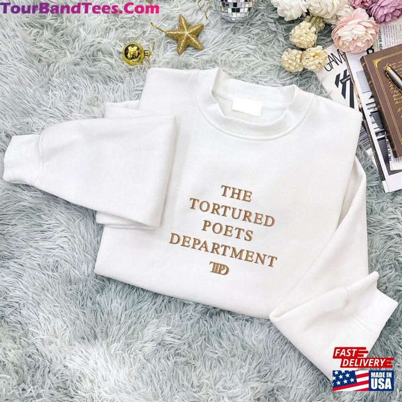 The Tortured Poets Department Embroidered Apparel Sweatshirt New Album Shirt Hoodie T-Shirt 29Uf193581 – Utopia Fashion