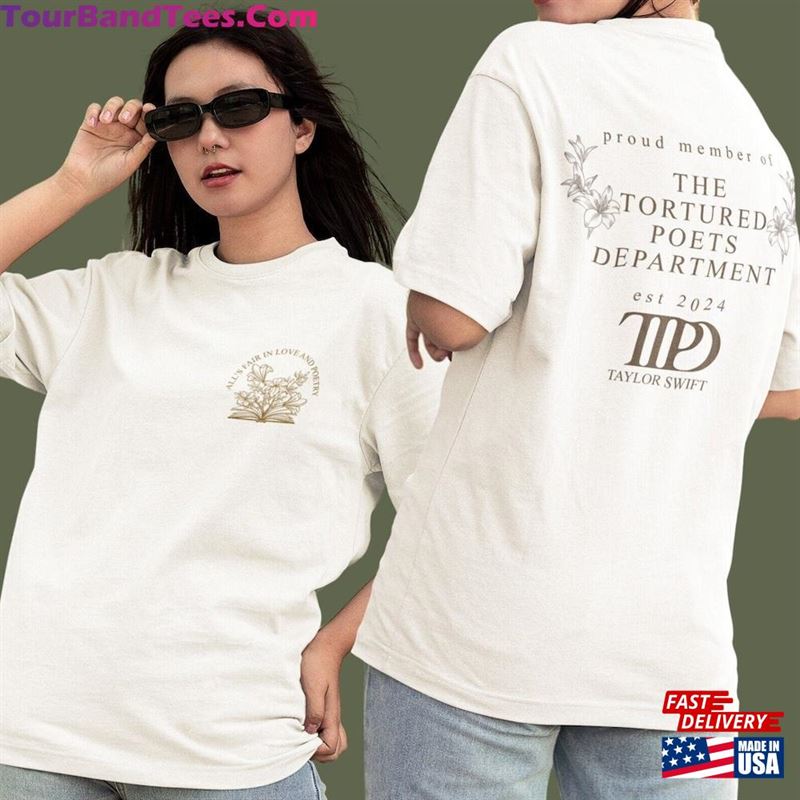 The Tortured Poets Department Member T-Shirt New Album Out April Side Shirt Eras Tour Classic 29Uf206888 – Utopia Fashion