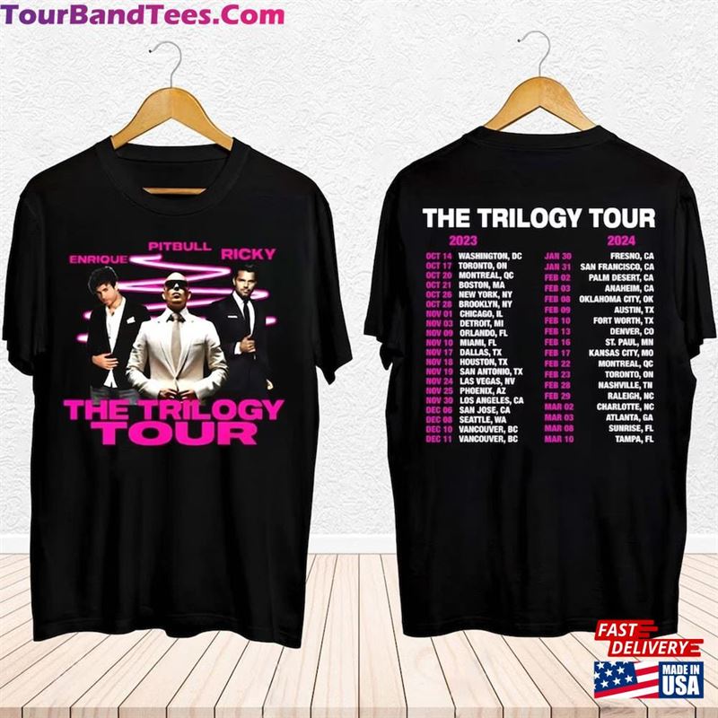 The Trilogy Tour Enrique Iglesias X Pitbull Ricky Martin T-Shirt Concert Shirt Hoodie 29Uf193080 – Utopia Fashion