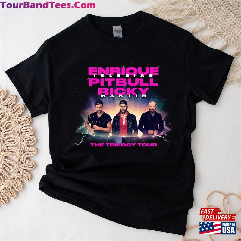 The Trilogy Tour Enrique Iglesias X Pitbull Ricky Martin T-Shirt Concert Shirt Hoodie Unisex 29Uf201459 – Utopia Fashion