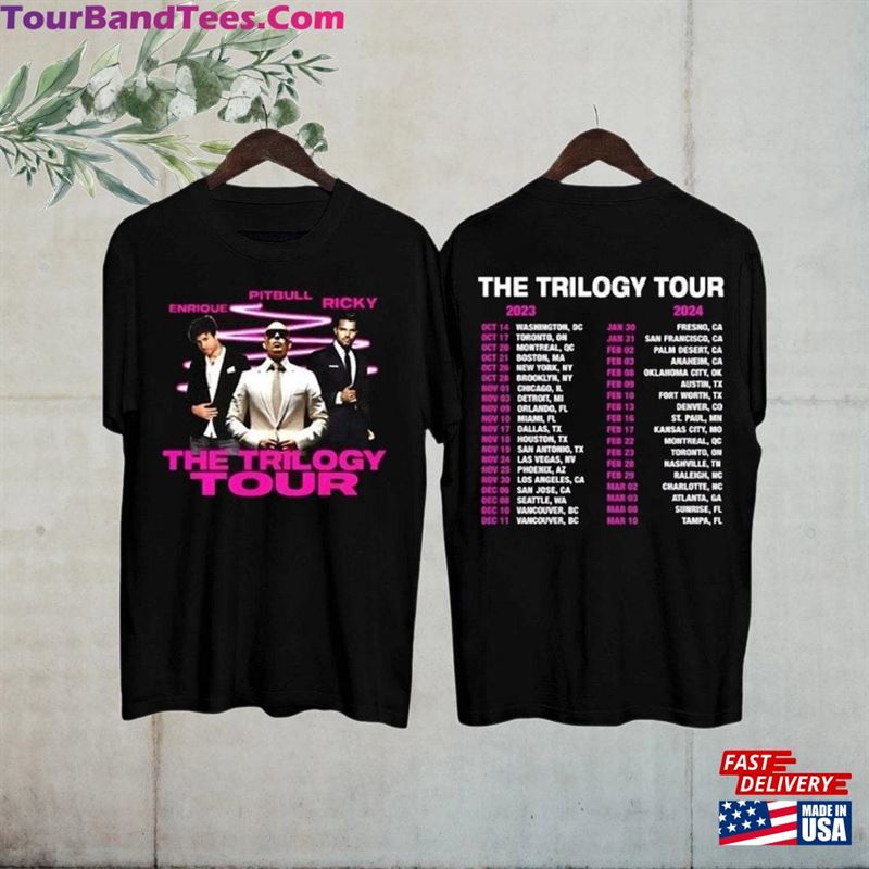 The Trilogy Tour Enrique Iglesias X Pitbull Ricky Martin T-Shirt Hoodie Sweatshirt 29Uf193957 – Utopia Fashion