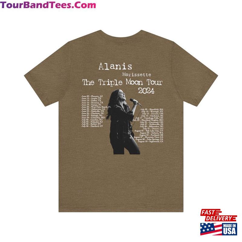 The Triple Moon Tour (Alanis Morissette) Shirt Unisex T-Shirt 29Uf206775 – Utopia Fashion