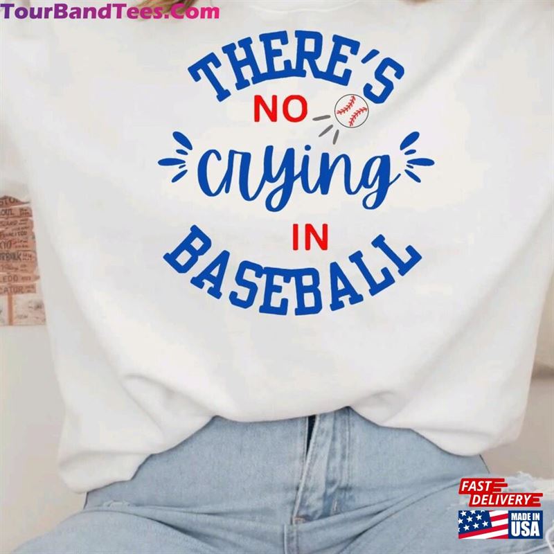 There’S No Crying In Baseball T-Shirt Movie Quotes Classic 29Uf206896 – Utopia Fashion