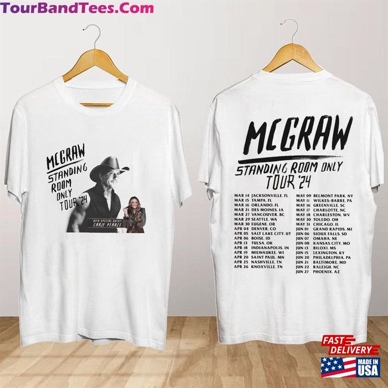 Tim Graw Standing Room Only Tour T-Shirt Concert Shirt Sweatshirt Hoodie 29Uf193440 – Utopia Fashion