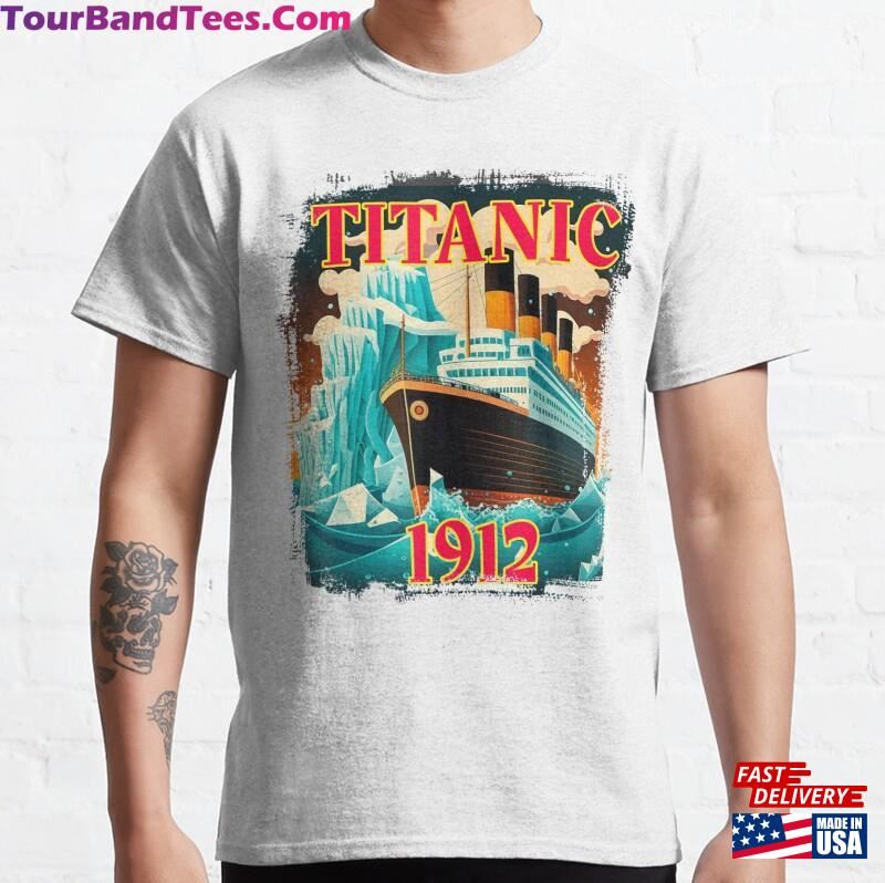 Titanic Sailing Ship Vintage Cruise Vessel Iceberg T-Shirt Hoodie 29Uf194263 – Utopia Fashion