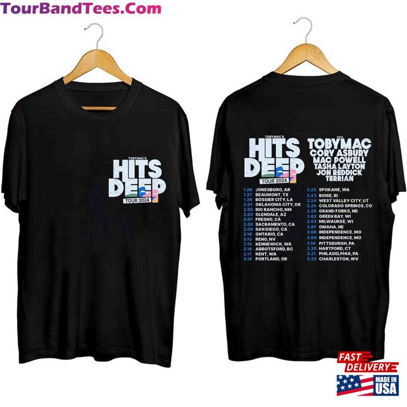 Tobymac Hits Deep Tour Shirt Fan Rapper Concert Sweatshirt T-Shirt 29Uf192762 – Utopia Fashion