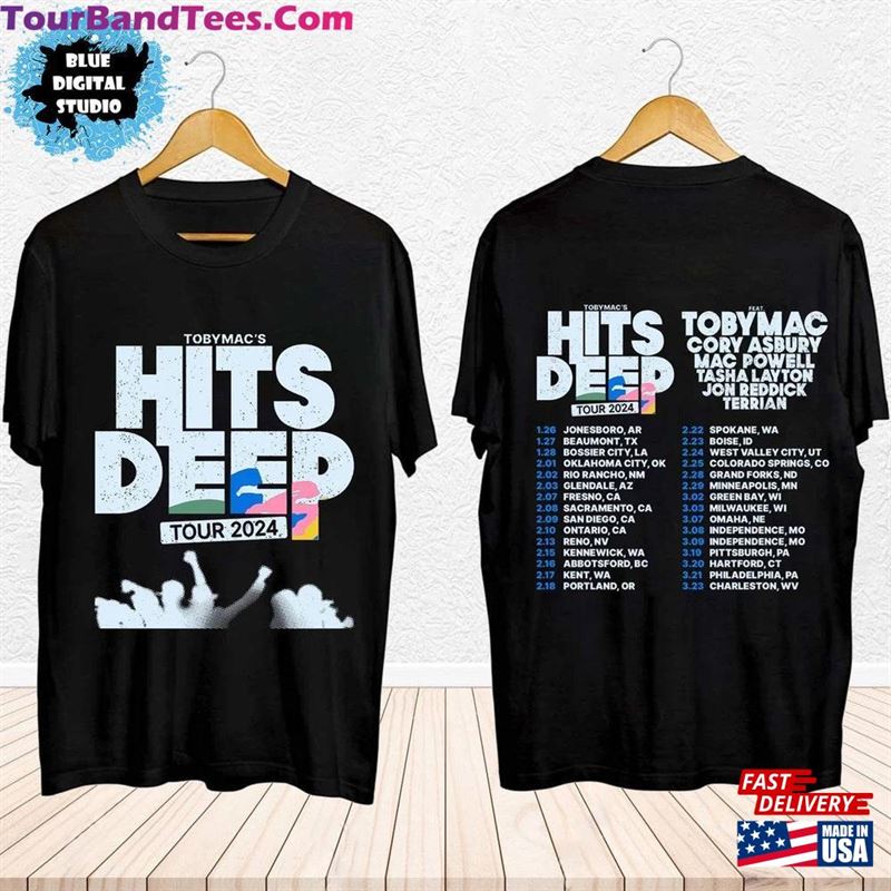 Tobymac Hits Deep Tour Shirt Fan Rapper Concert Sweatshirt T-Shirt 29Uf194078 – Utopia Fashion