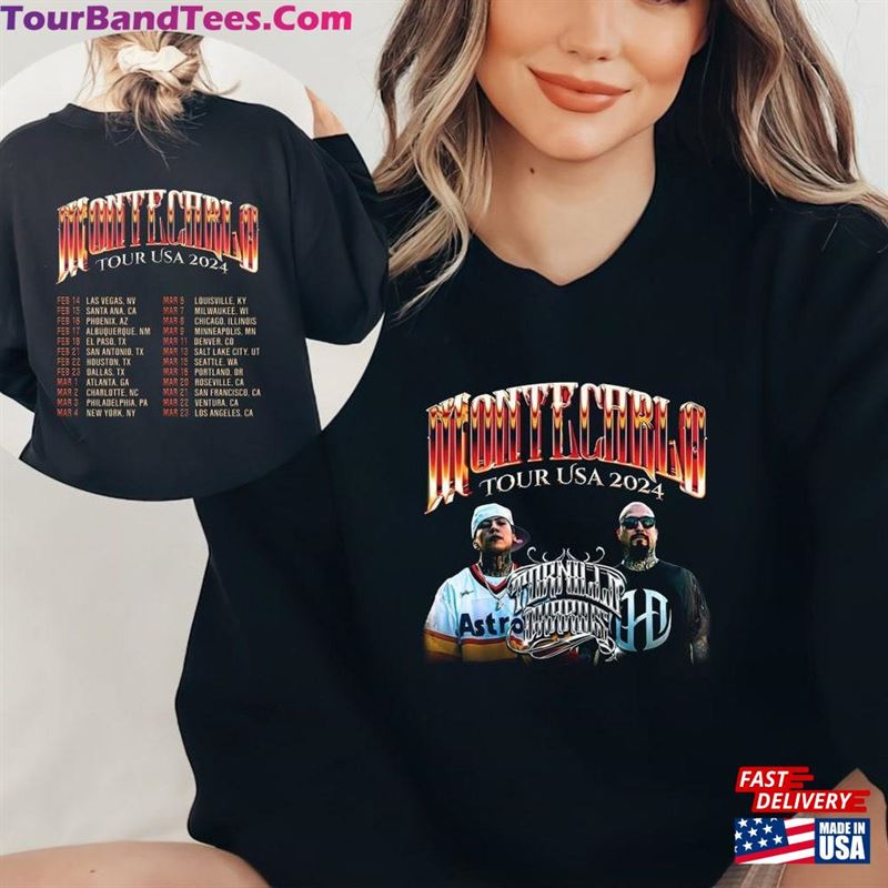 Tornillo Montecarlo Tour Usa Shirt Rapper Concert Fan T-Shirt Sweatshirt Unisex Hoodie 29Uf201582 – Utopia Fashion