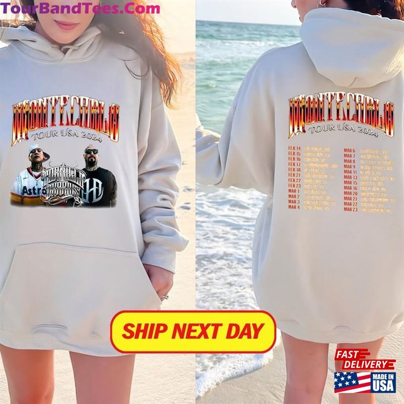 Tornillo Montecarlo Tour Usa Shirt Rapper Concert Fan T-Shirt Sweatshirt Unisex Hoodie 29Uf201582 – Utopia Fashion