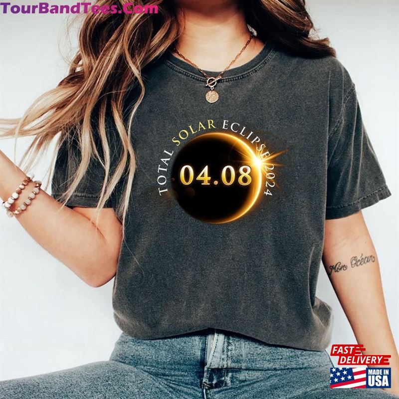 Total Solar Eclipse Shirt Sun Moon Funny Glass April 8Th Hoodie T-Shirt 29Uf211708 – Utopia Fashion