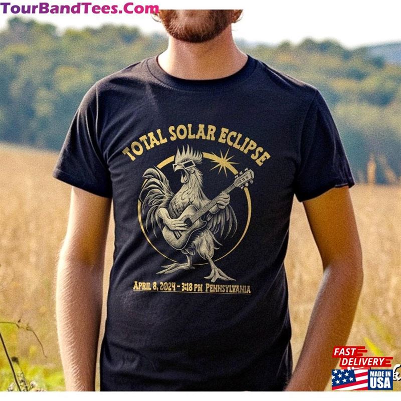 Total Solar Eclipse Pennsylvania T-Shirt April Guitar Rooster Men Sweatshirt 29Uf211812 – Utopia Fashion